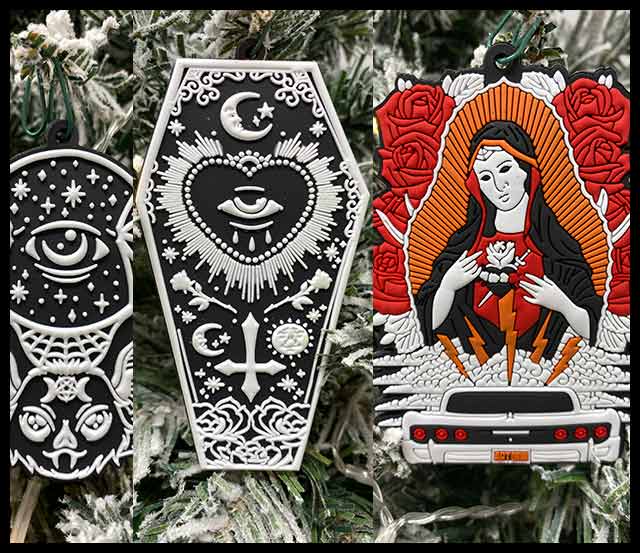 Tatto Art Style Christmas Ornaments