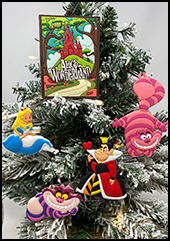 ALice in Wonderland Christmas Ornaments