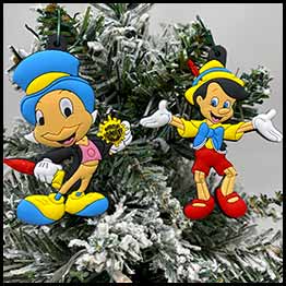 Disney Pinocchio 2 Piece Ornament Set