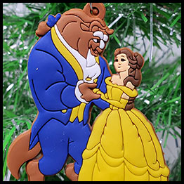 Disney Beauty and the Beast Christmas Ornaments