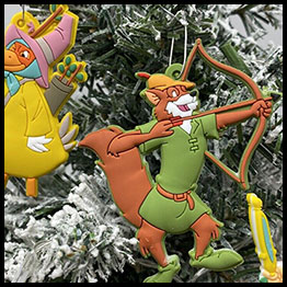 Disney Robin Hood Christmas Ornament 7 Piece Set