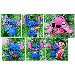 Disney Stitch 6 Ornament Set