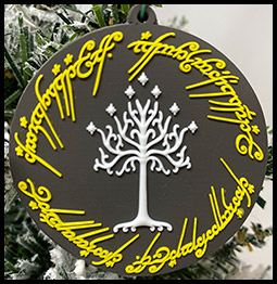 Lord Of The Rings Christmas Ornament