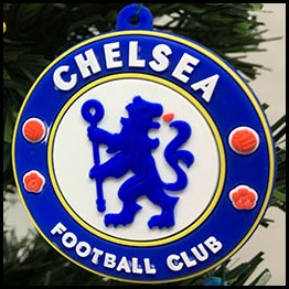 European Soccer Christmas Ornaments