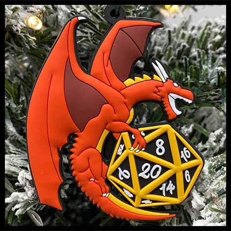 Dungeons and Dragons Christmas Ornament