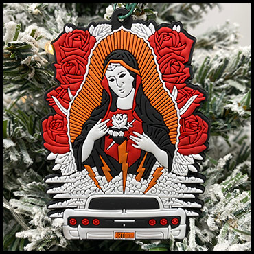 Low Rider Tattoo Christmas Ornament