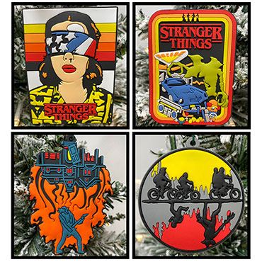 Stranger Things Christmas Ornament 4 Set