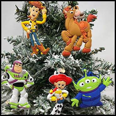 Toy Story 5 Piece Christmas Ornaments