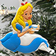 Disney alice in Wonderland 3 Piece Christmas Ornaments